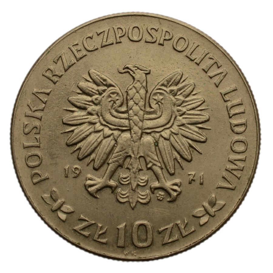 10 złotych 1971 r. - 50. rocznica Powstania Śląskiego (M226)