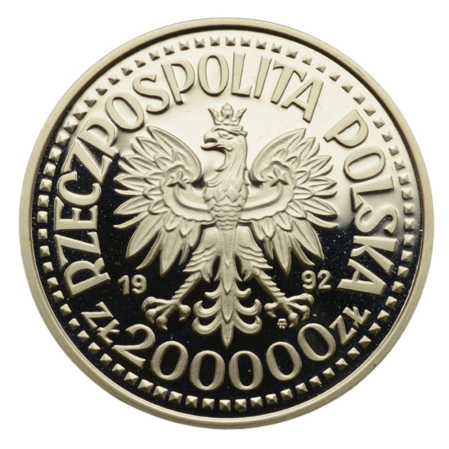 200000 złotych - Władysław Warneńczyk (popiersie)