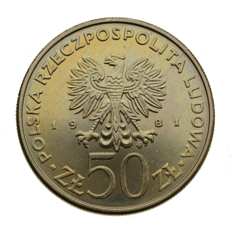 50 złotych 1981 r. - FAO - Światowy Dzień Żywności (M197)