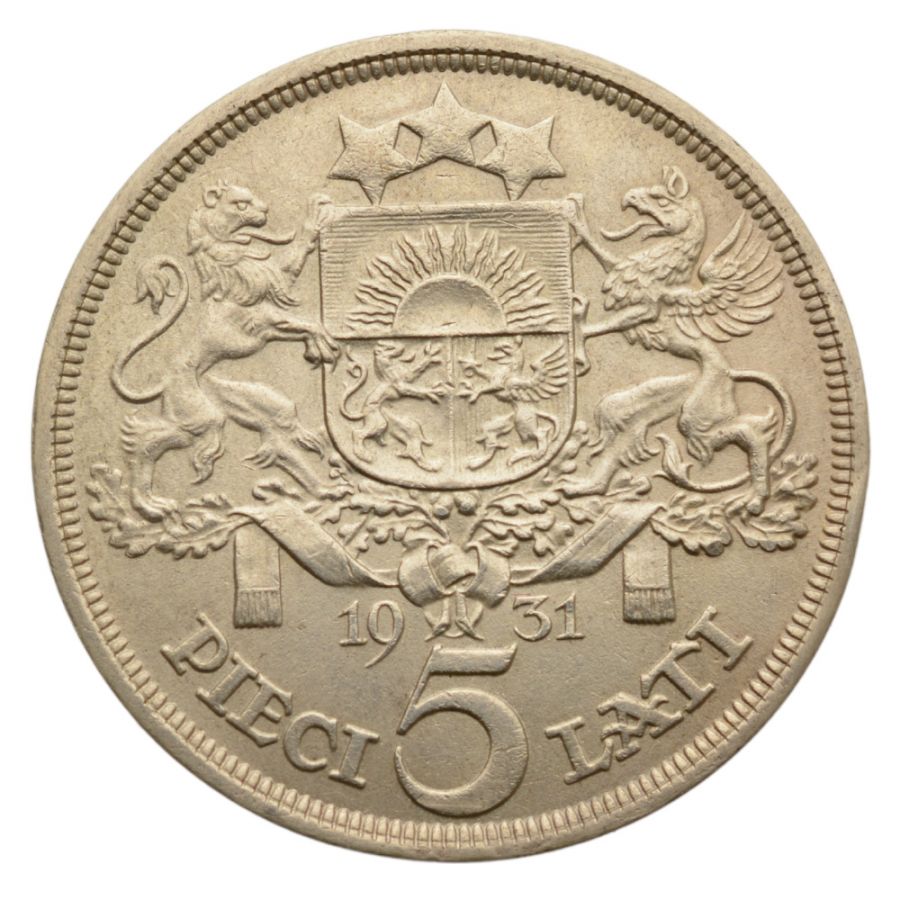Łotwa - 5 Lati 1931 r. (2)