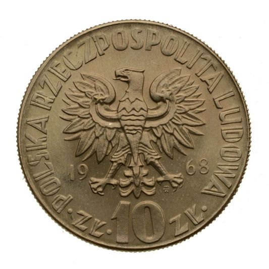 10 złotych 1968 r. - Mikołaj Kopernik (M241)