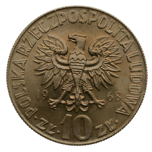 10 złotych 1968 r. - Mikołaj Kopernik (M244)