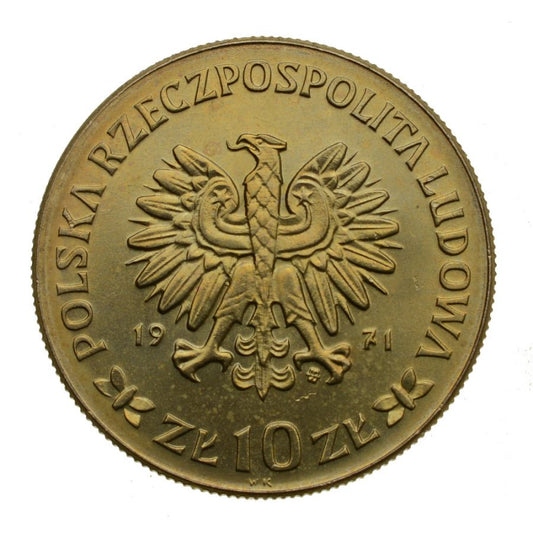 10 złotych 1971 r. - 50. rocznica Powstania Śląskiego (M227)