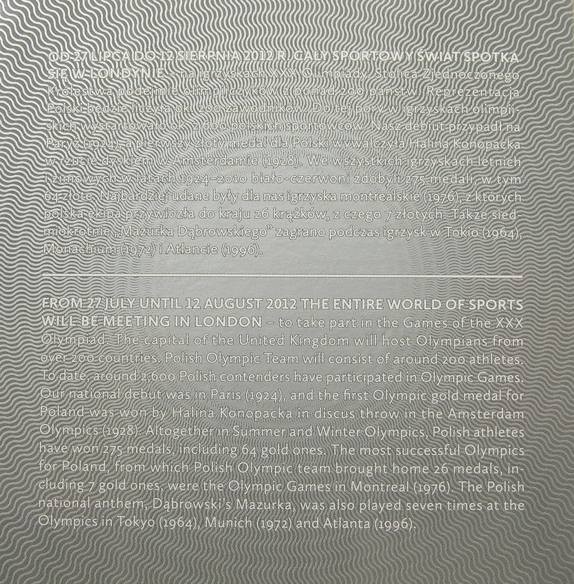 10 złotych - Polska reprezentacja olimpijska - Londyn 2012