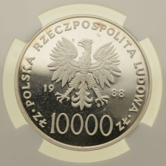 10000 złotych - Jan Paweł II - X lat pontyfikatu - Grading NGC PF67