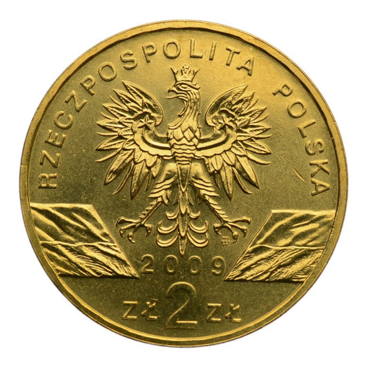 2 złote - Zwierzęta świata - Jaszczurka zielona