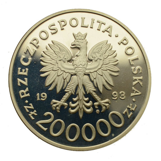 200000 złotych - 750. rocznica nadania praw miejskich Szczecinowi