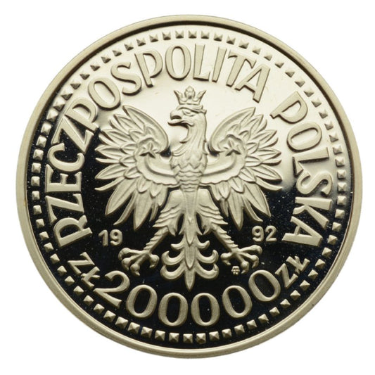 200000 złotych - Władysław Warneńczyk (popiersie)