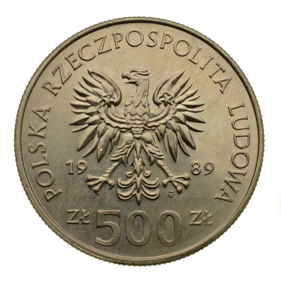 500 złotych 1989 r. - 50. rocznica Wojny Obronnej (M837)
