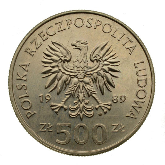 500 złotych 1989 r. - 50. rocznica Wojny Obronnej (M837)
