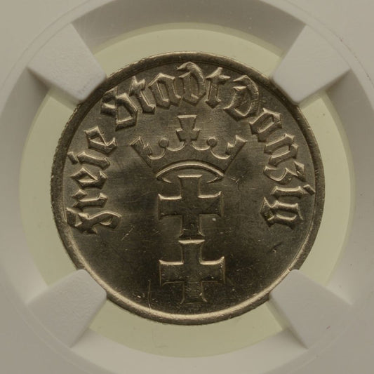 WMG - 1/2 Guldena 1932 r. - Grading NGC MS63